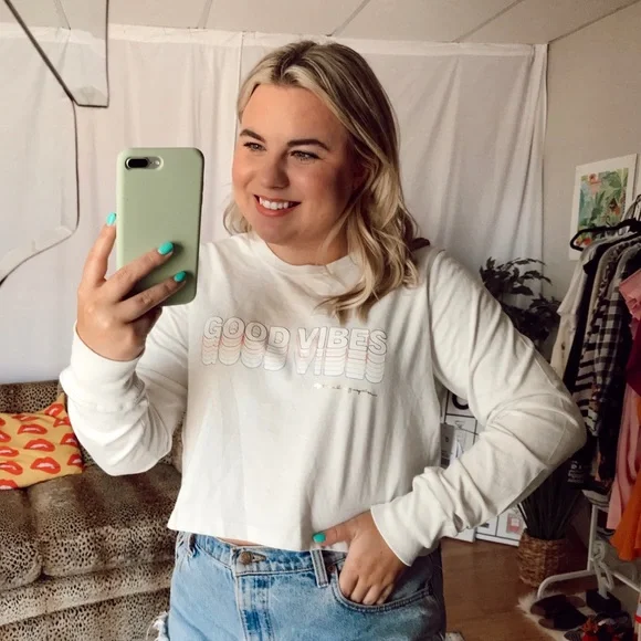 spiritual gangster NWT good vibes graphic tee - Picture 1 of 6